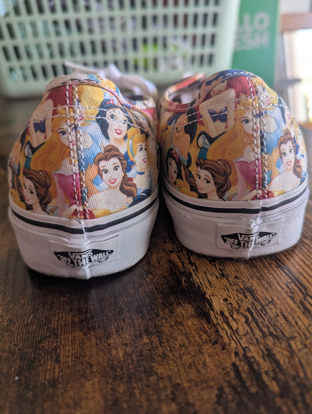 NEW w/o tags Authentic Vans Disney DISNEY PRINCESS slip ons - Picture 3 of 7